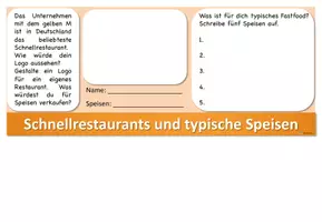 Vorschau - Arbeitsblätter - Fast Food - Flipbook - Seite 3