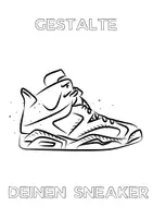 Vorschau - Arbeitsblätter - Sneaker Design, Ausmalbilder, Ausmalbild, Turnschuhe, Schuhe, zum Ausmalen, selbst Designen, Kunstprojekt, Sportschuhe - Seite 3