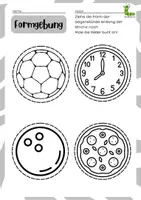 Vorschau - Arbeitsblätter - Materialpaket GEOMETRISCHE FORMEN ANFANG 🟡🔺🟥🟩 - Seite 3