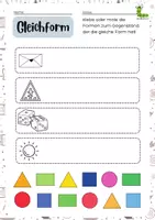 Vorschau - Arbeitsblätter - 2D Geometrische Formen Anfangsunterricht 🟡🔺🟥🟩 - Seite 3
