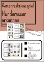 Vorschau - Spiele - Kettenreaktionsspiel: Hunderassen erkennen - Deckblatt