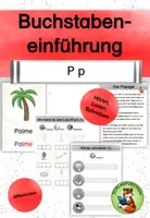 Vorschau - Arbeitsblätter - Materialpaket Buchstabeneinführung P/ p - Seite 1