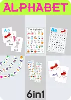 Vorschau - Arbeitsblätter - Alphabet 6in1 - Deckblatt