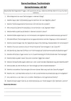 Vorschau - Unterrichtsreihen - Sprechanlässe Thema Technologie DaZ Sprechen DaZ Deutsch Konversation DaF Sprechen in verschied. Situationen DaZ Sprechübung A2 - B2 - Seite 1