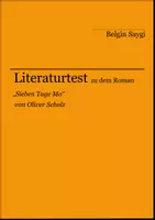 Vorschau - Arbeitsblätter - Literaturtest zu "Sieben Tage Mo" von Oliver Schulz - Deckblatt