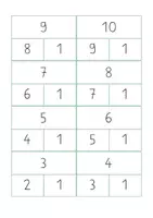 Vorschau - Fördermaterial/Inklusion - Automatisierung Zahlzerlegung - Karten Zahlen-Tripel - Rechenschwäche - Matheförderung - Teil Ganzes Konzept - Seite 3