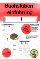 Vorschau - Arbeitsblätter - Buchstabeneinführung I/i Geschichte Übungen differenziert - Deckblatt