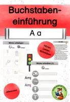 Vorschau - Arbeitsblätter - Buchstabeneinführung A/a Geschichte Übungen differenziert - Deckblatt