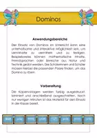 Vorschau - Unterrichtsreihen - Kindergarten - Farben - Domino - Wortschatz - Seite 1
