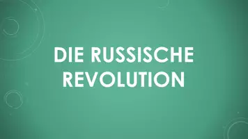 Vorschau - Präsentationen/Tafelbilder - Die russische Revolution (Präsentation und H5P) - Deckblatt