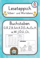 Vorschau - Arbeitsblätter - Leseteppich B, Lesen auf Silben- und Wortebene - Deckblatt