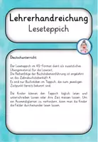 Vorschau - Arbeitsblätter - Leseteppich B, Lesen auf Silben- und Wortebene - Seite 1