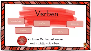 Vorschau - Unterrichtsreihen - Verben Einführung - digitale Tafelbilder Merkplakat Deutsch 2 - Seite 2