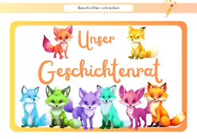 Vorschau - Aufgabenkarten - Geschichten überarbeiten Geschichtenrat - Seite 1