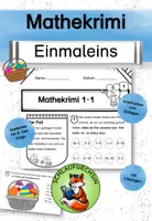 Vorschau - Spiele - Mathekrimi Ostern Einmaleins Malreihen Ostern - Deckblatt