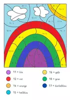 Vorschau - Arbeitsblätter - Rechenmalblätter bis 20 – Frühling & Ostern | mit und ohne Zehnerübergang (Klasse 1) - Seite 3