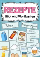 Vorschau - Bildkarten - Rezept Bildkarten Zutaten - Deckblatt