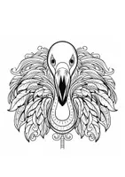 Vista previa - Manualidades / Dibujos para colorear - Mandalas - cabeza de animal 3 - página 3