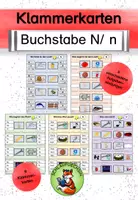 Vorschau - Arbeitsblätter - Materialpaket Buchstabeneinführung N/ n - Seite 1