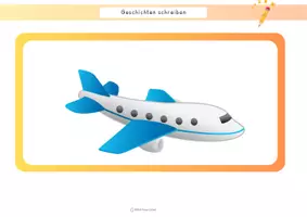 Vorschau - Präsentationen/Tafelbilder - Geschichten schreiben Flugplan Aufbau - Seite 3