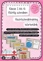 Vorschau - Arbeitsblätter - Wörterklinik - Arbeit an individuellen Rechtschreibfehlern - Deckblatt