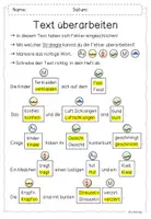 Vorschau - Arbeitsblätter - Fasching / Text überarbeiten / FRESCH Methode - Seite 2