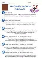 Vorschau - Arbeitsblätter - Verständnis von Sucht Arbeitsblatt 3. & 4.Klasse Sachunterricht Psychologie Fachübergreifendes mit Lösungen - Seite 2