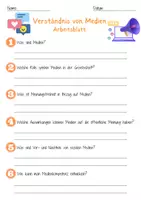 Vorschau - Arbeitsblätter - Verständnis von Medien Arbeitsblatt 3. & 4.Klasse Internet Soziale Medien Fachübergreifendes mit Lösungen - Seite 1