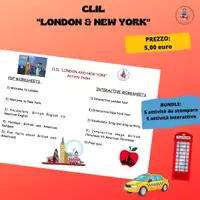 anteprima - Esercizi - PACCHETTO CLIL: LONDON & NEW YORK - Pagina di copertina