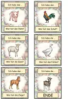Vorschau - Merkblätter - Lesespiel "Tiere auf dem Bauernhof" DaZ / DaF / Deutsch - Seite 3