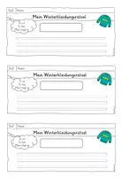 Vorschau - Arbeitsblätter - Wortschatz "Winterkleidung" - Rätsel schreiben (DaZ Lehrprobe) - Seite 2