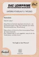 Vorschau - Stundenentwürfe - Wortschatz "Winterkleidung" - Stundenentwurf / Arti (DaZ Lehrprobe) - Seite 1