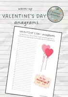Vorschau - Arbeitsblätter - Valentine´s Day (anagrams) - warm-up - Deckblatt