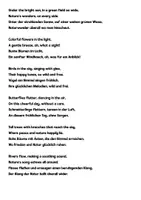 Vorschau - Spiele - AUFWÄRMSPIEL in ENGLISCH: Spaziergang mit Gedicht - Deckblatt
