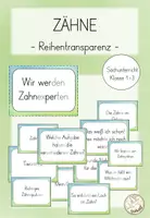 Vorschau - Arbeitsblätter - Materialpaket: wachsendes Materialpaket zum Thema Zähne - Deckblatt