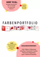Vorschau - Stationenlernen - Farbenportfolio - Deckblatt