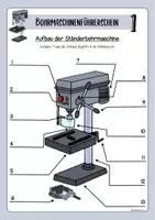 Vorschau - Unterrichtsreihen - Bohrmaschinenführerschein • Stationenlernen Technik/Werken • Standbohrmaschine - Seite 3
