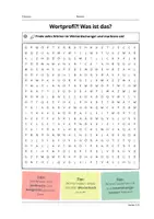 Vorschau - Arbeitsblätter - Wortprofi - Wortprofi?! Was ist das? - Deckblatt