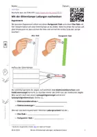 Vorschau - Arbeitsblätter - Mit der Glimmlampe Ladungen nachweisen - Deckblatt