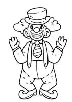 Vorschau - Mal- und Bastelvorlagen - Clown Ausmalbilder Karneval Fasching , zum Ausmalen, Ausmalbild, Ausmalbilder, Kunst, gratis, kostenlos - Seite 1