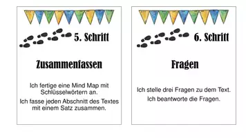Vorschau - Stationenlernen - 6-Schritt Lesemethode - Seite 2