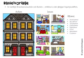 Vorschau - Stationenlernen - Streichholzschachtelhaus (Bastelvorlage) - Seite 2