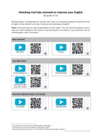 Vorschau - Arbeitsblätter - 54 englische YouTube Channels für die Oberstufe (Klasse 11, 12, 13) (Englisch verbessern) (Liste) - Deckblatt