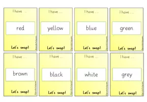 Vorschau - Spiele - Wortschatzspiel Let´s swap "Colours" - Seite 3