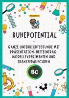 Vorschau - Stundenentwürfe - Ruhepotential - Unterrichtsstunde mit Arbeitsblatt zum Ablauf - Deckblatt