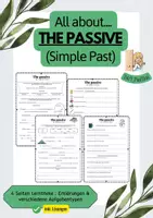 Vorschau - Arbeitsblätter - All about the Passive (Simple Past) - Deckblatt