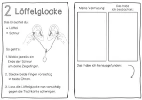 Vorschau - Stundenentwürfe - Forscherheft Schall - Experimente Stationenlernen Hören / Ohr Experimente - Seite 3