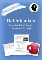 Vorschau - Arbeitsblätter - Datenbank Autohandel in Microsoft Access - Datenbank Praxis 2 - Deckblatt