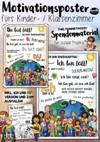 Vorschau - Poster - Motivationsposter – Affirmationen & Mutmacher für das Klassenzimmer / Mut-Poster - Deckblatt