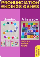 Vista previa - Juegos / Gamificación - Pronouncing ending games eduki - Portada